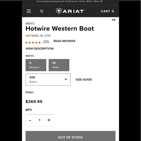 ariat hotwire